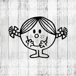 little miss sunshine | outline | svg | png | instant download