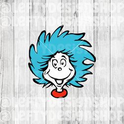 thing one dr seuss | svg | png | instant download