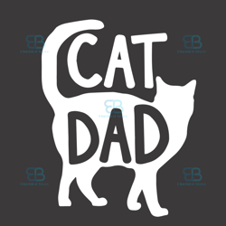 cat dad fathers day svg, fathers day svg, cat dad svg, daddy svg