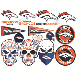 denver broncos bundle logo svg, sport svg, denver broncos svg, denver broncos logo, nfl svg