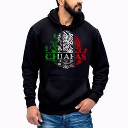 chiapas mexico eagle emblem hoodie sweatshirt