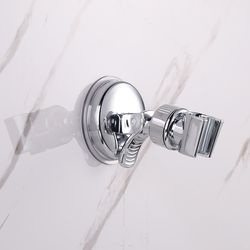 adjustable shower head holder | bathroom suction cup handheld shower head bracket | wall mounted suction bracket holder