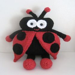 Sale - Amigurumi Knit Lady Bug Pattern Digital Download