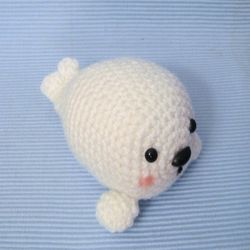 Amigurumi Crochet Baby Seal Pattern Digital Download