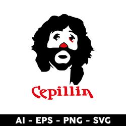 cepillin comediante payaso rip svg, cepillin svg, png dxf eps file - digital file