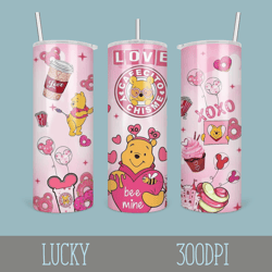 Winnie The Pooh Tumbler Wrap - 20oz Straight Skinny Wrap - Sublimation Design - Sublimation Design Digital Download PNG