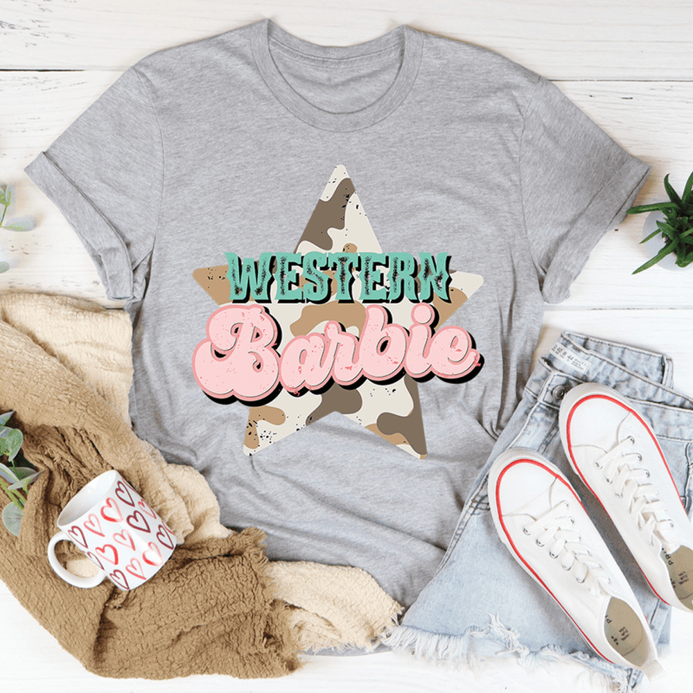 Western Barbie Star Tee