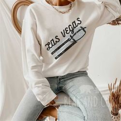 Vintage Las Vegas Football Crewneck Sweatshirt, Retro Las Vegas Football Sweater, Men's and Women's Sweatshirt, Throwbac