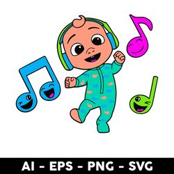 cocomelon kapak svg, cocomelon kid svg, cocomelon svg, png dxf eps digital file - digital file