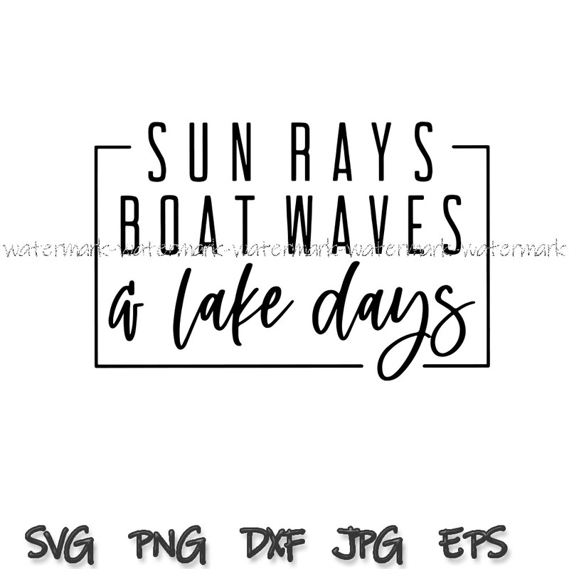 1941 Sun Rays Boat Waves and Lake Days.jpg