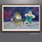 Gravity Falls-Mabel Pines-British Dog-Dipper-cartoon watercolor-dark painting-blue drawing-sea-1.jpg
