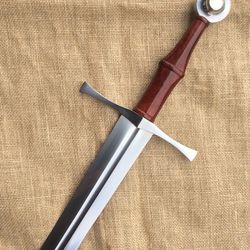 monogram sword, custom sword, personalized sword, engraved sword, chivalry ring medieval knight arming short sword with