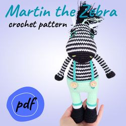Amigurumi zebra crochet pattern