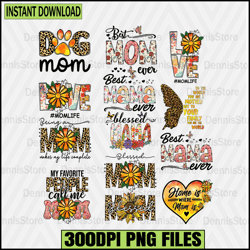 floral mother day sublimation bundle,retro mama png bundle, retro floral mama png, mothers day png, mama floral png