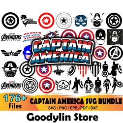 captain america bundle svg, marvel svg, captain america svg, marvel svg, captain america svg, avengers svg, endgame svg