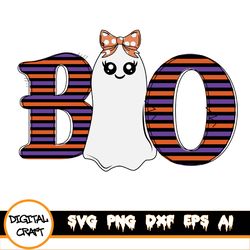 Boo Svg, Boo GhoSvg, Baby Halloween Png, Boo Svg, Boo Svg Cut File, Ghost Boo Svg, Ghost Boo Silhouette Svg Silhouette,