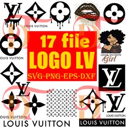 17 Louis Vuitton Bundle Svg, Lv Logo Svg, Logo Lv Bundle Svg, Fashion Brand Svg, Silhouette File Cut Digital Download