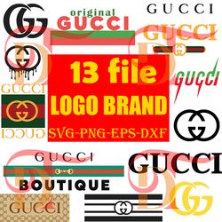 13 logo brand bundle svg, fashion brand svg,famous brand svg, silhouette svg files