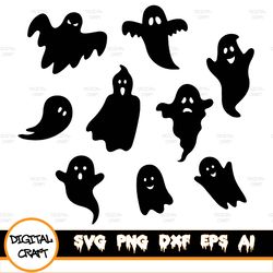 ghosvg, halloween svg, ghosts svg, ghosvg bundle, ghost clipart, cute ghosvg, boo svg, svg files for cricut