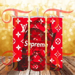 supreme tumbler 20oz skinny png, supreme tumbler png, fashion 20oz skinny tumbler