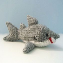 Amigurumi Knit Shark Pattern Digital Download