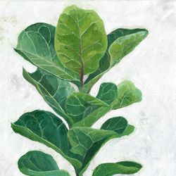 Oil Painting Botanical Print, Download digital print, Downloadable poster print