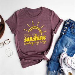 plenty of sunshine tee, disney inspired shirt, sunshine shirt, man sunshine shirt, women sunshine shirt