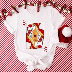 queen of hearts graphic tee shirt for women | oversized style women's t-shirt vintage feminist tee | playing cards | tsh
