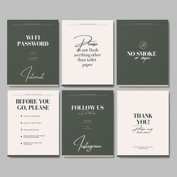 Airbnb host bundle, Airbnb welcome book, guestbook template, Airbnb checklist, Vrbo guide, airbnb instagram templates (7).jpg