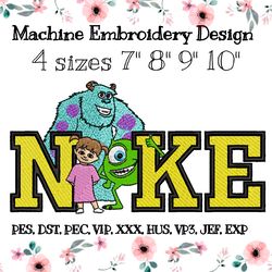 nike embroidery design monsters corporation