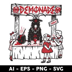 demonade ringer svg, horror svg, png dxf eps file - digital file