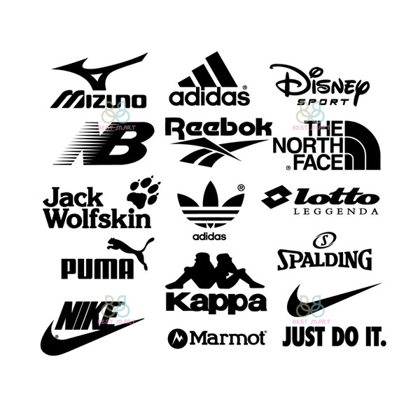 Brand Logo Bundle Svg, Nike Logo Svg, Famous Logo Svg, Brand - Inspire ...