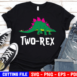 two rex svg, boy 2nd birthday svg, dinosaur svg, t-rex svg, i am two, second birthday shirt svg cut file for cricut
