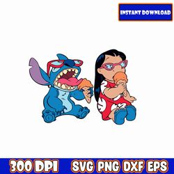 files bundle stitch svg, stitch pack, lilo & stitch svg, cut files for cricut, png stitch bundle