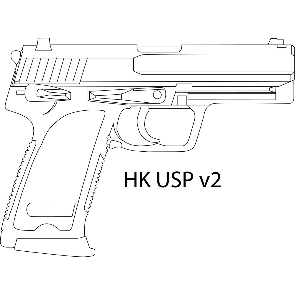 HK USP v2 Hand Gun LINE ART.jpg