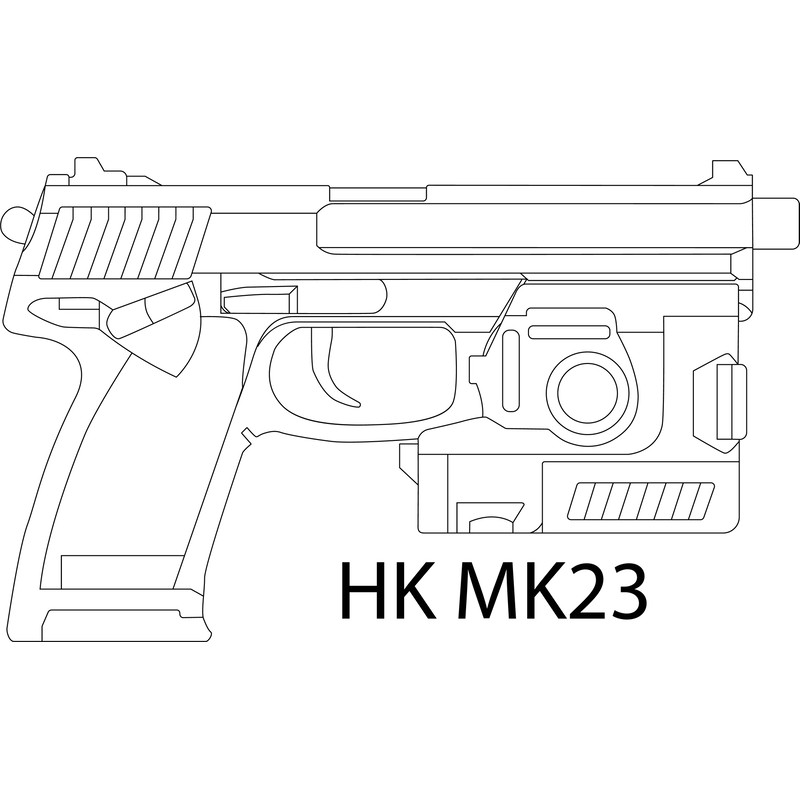 HK MK23 Hand Gun LINE ART.jpg