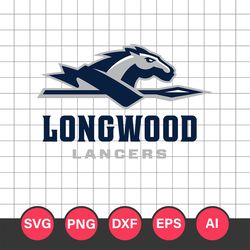Longwood Lancers Logo Svg, Longwood Lancers Svg, Longwood Lancers Cricut Svg, NCAA Logo Svg File
