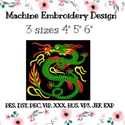 embroidery design dragon