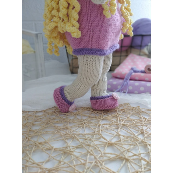 Knitted Doll Pattern. Doll Knitting Pattern, Knitted Doll PDF, Toy Knitting Pattern, .jpg