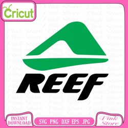 reef vector, reef logo svg, reef svg, svg files, cricut, craft svg, crafting svg, cut file for cricut, silhouette