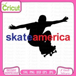 skate america svg, skate america logo svg, svg files, cricut, craft svg, crafting svg, cut file for cricut, silhouette