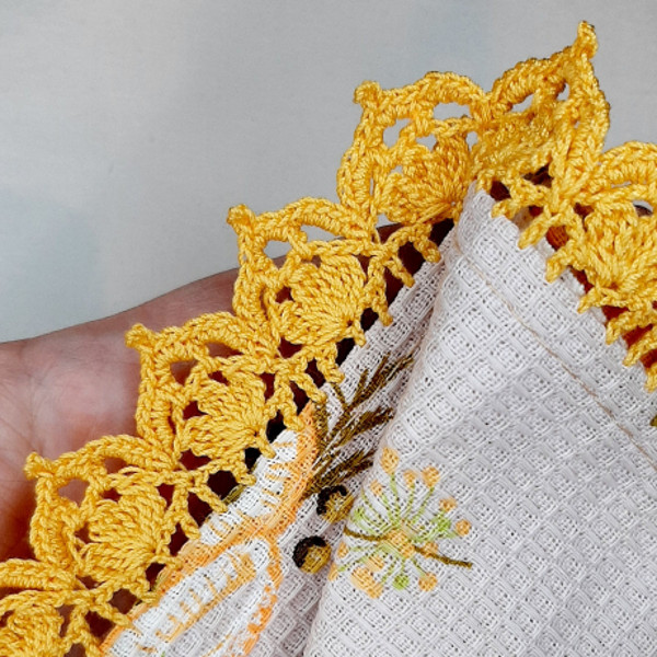 Crochet lace discount edging