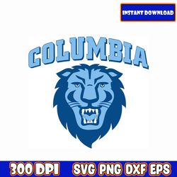 columbia lions svg bundle, n c a a teams svg, n-c-a-a svg, football svg, sport bundle, png, jpg, dxf