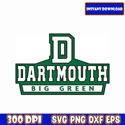 dartmouth big green svg, football svg bundle, n c a a teams svg, n-c-a-a svg, football svg, sport bundle, png, jpg, dxf