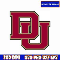 du denver pioneers svg, football svg bundle, n c a a teams svg, n-c-a-a svg, football svg, sport bundle, png, jpg, dxf
