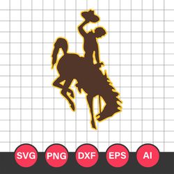 Wyoming Cowboys Logo Svg, Wyoming Cowboys Svg, Wyoming Cowboys Cricut Svg, NCAA Svg File