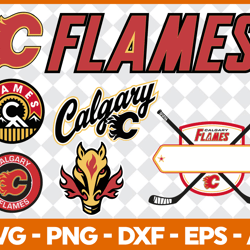 calgary flames svg, calgary flames bundle, calgary flames logo, nhl bundle, nhl logo, nhl ,svg, png, eps, dxf