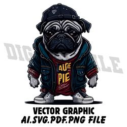 pug ai.pdf.svg.png download digital file vector design