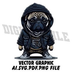 pug ai.pdf.svg.png download digital file vector design