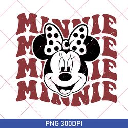 retro minnie character png, minnie mouse png, checkered disney, disney girl trip png, disneyland png, vintage disney png